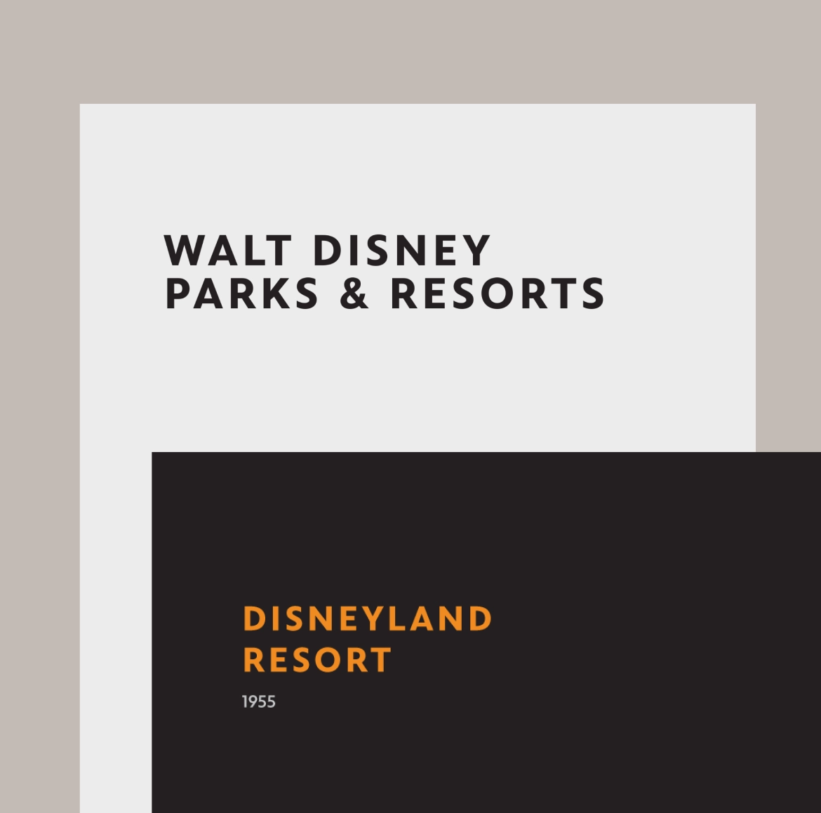 Information design for Walt Disney Parks and Resorts
